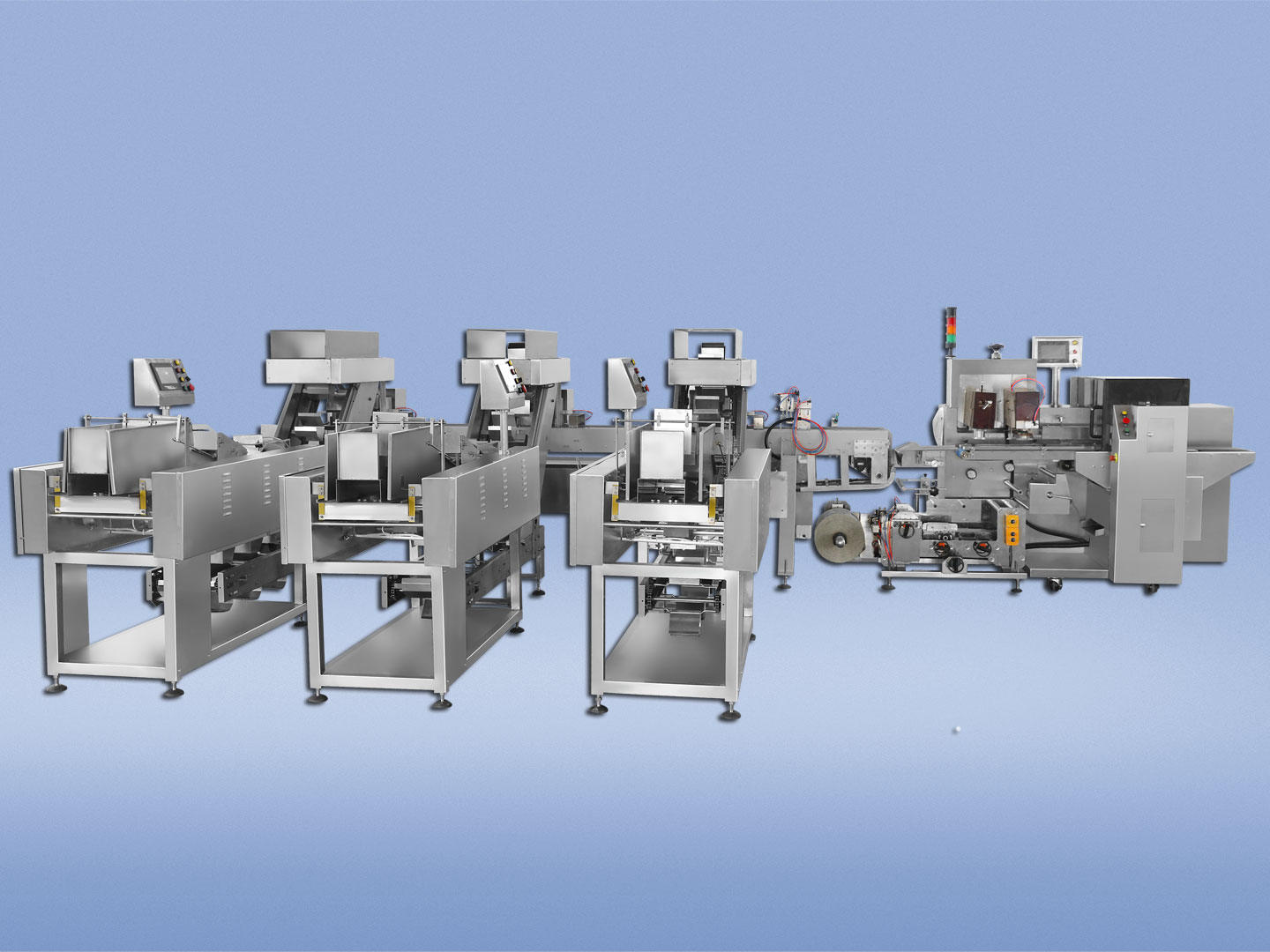 One drag three plastic packaging machine